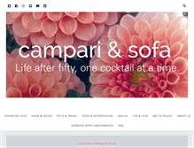 Tablet Screenshot of campariandsofa.com